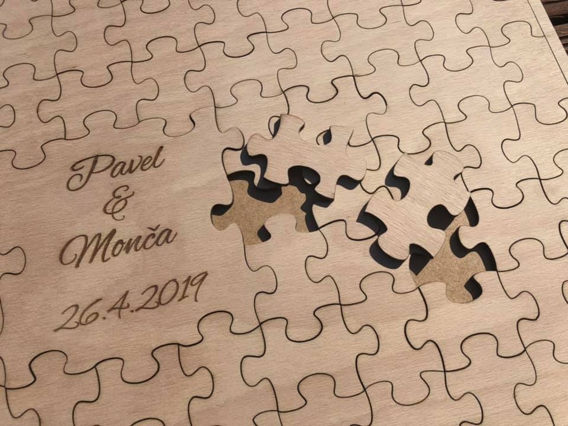 Svatební puzzle 108 dílků