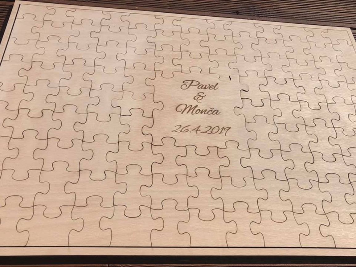 Svatební puzzle 108 dílků