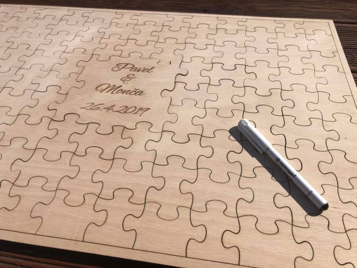 Svatební puzzle 108 dílků