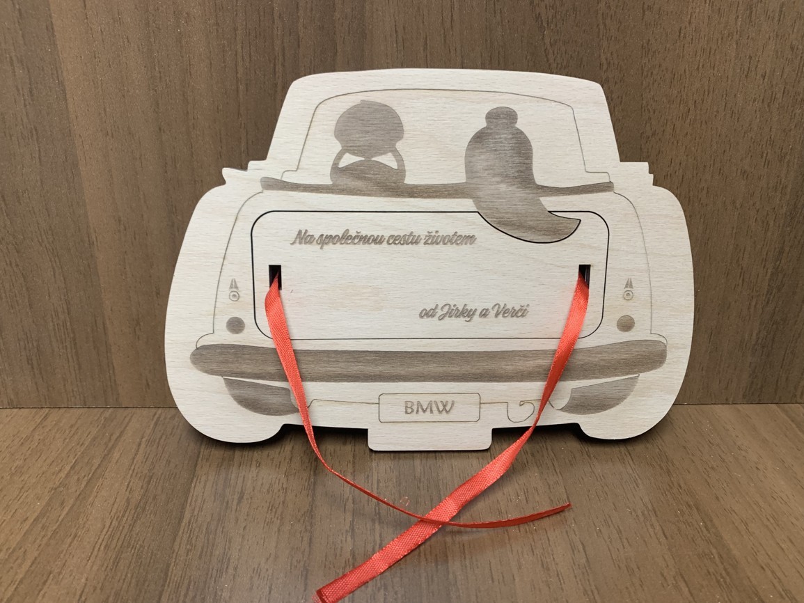 Krabička na peníze - auto