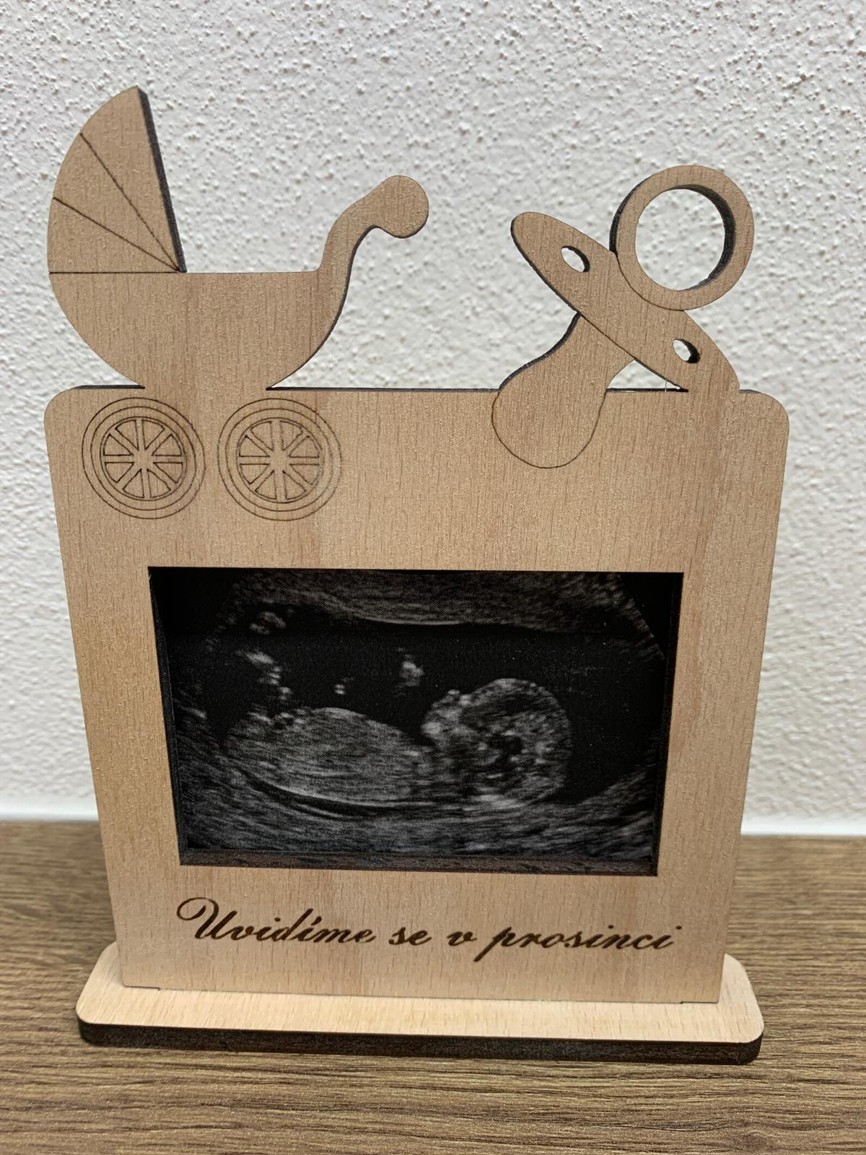 Fotorámeček na ultrazvuk - obdélník